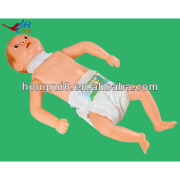 Child tracheotomy care simulator